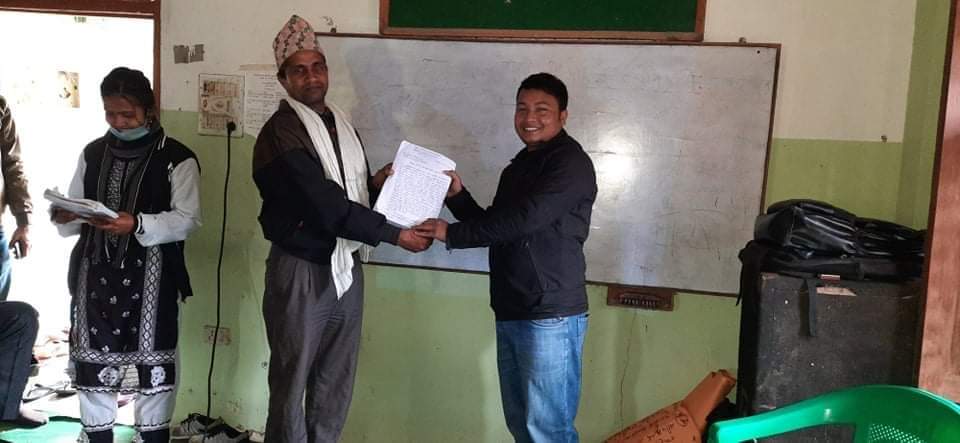 अपाङ्गता दिवसको अवसरमा ५ बुदे ज्ञापनपत्र हस्तान्तरण