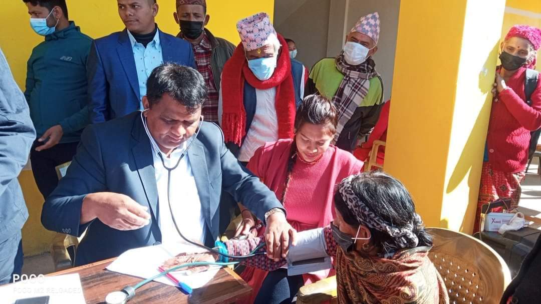 अर्घाखाँचीको सितगंगामा निशुल्क स्वास्थ्य शिविर