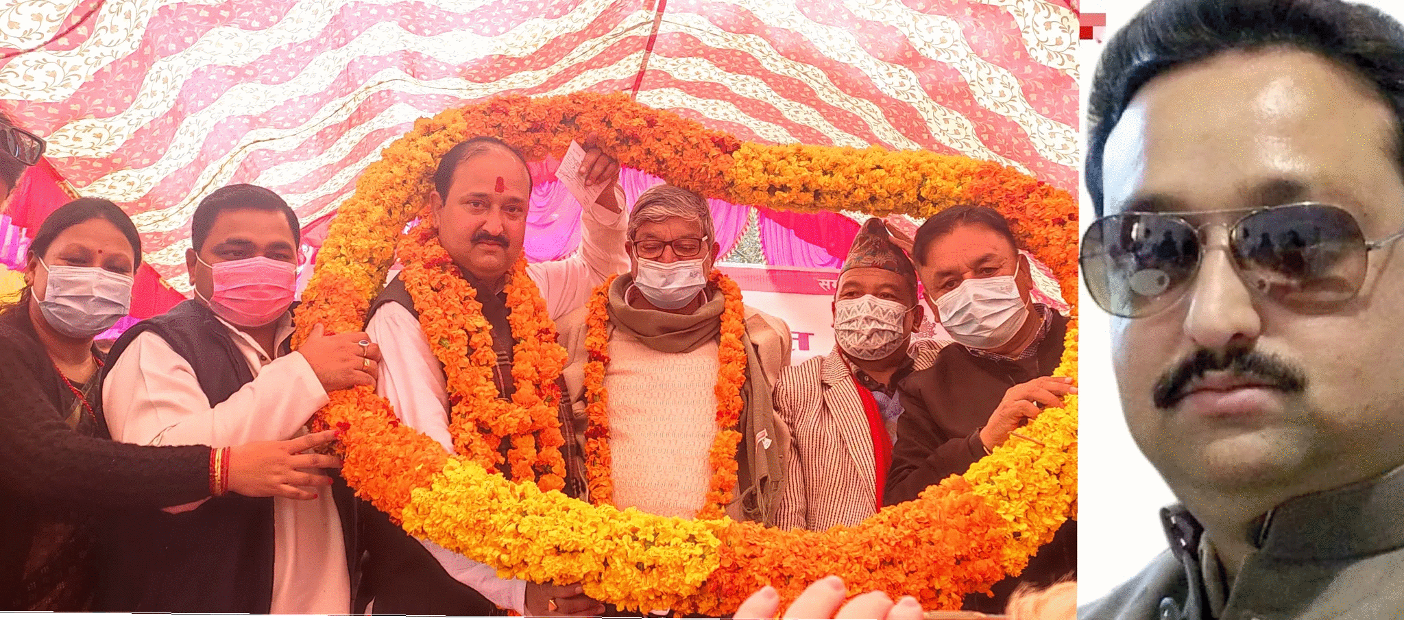 नगरभित्र बर्षाैदेखि जीर्ण मठमन्दिर सरक्षंण गर्नु हाम्राे दायित्व हाे : निवर्तमान मेयर शाह