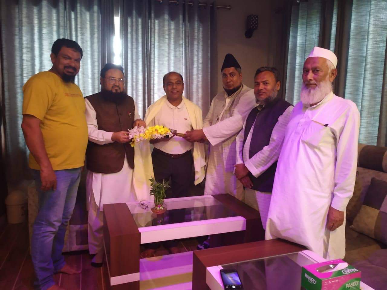 उपाध्यक्ष मशहुद खां ले केन्द्रीय सचिव भएकोमा खनाल लाई दिए बधाई