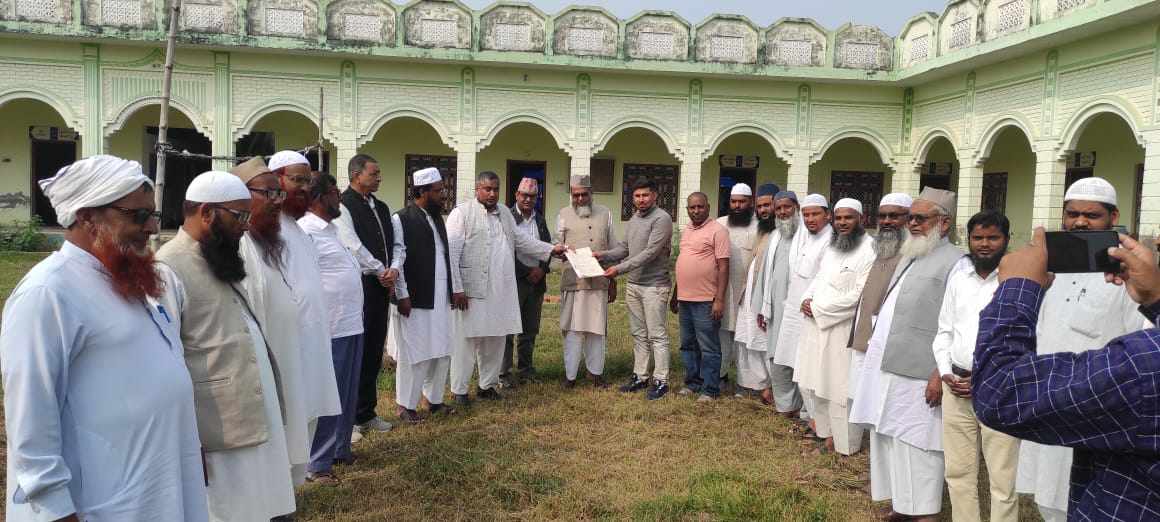जामिया सिराजुल उलुम मदरसाले स्वच्छ खानेपानीका लागि गर्यो जग्गा हस्तान्तरण करारनामा समझौता
