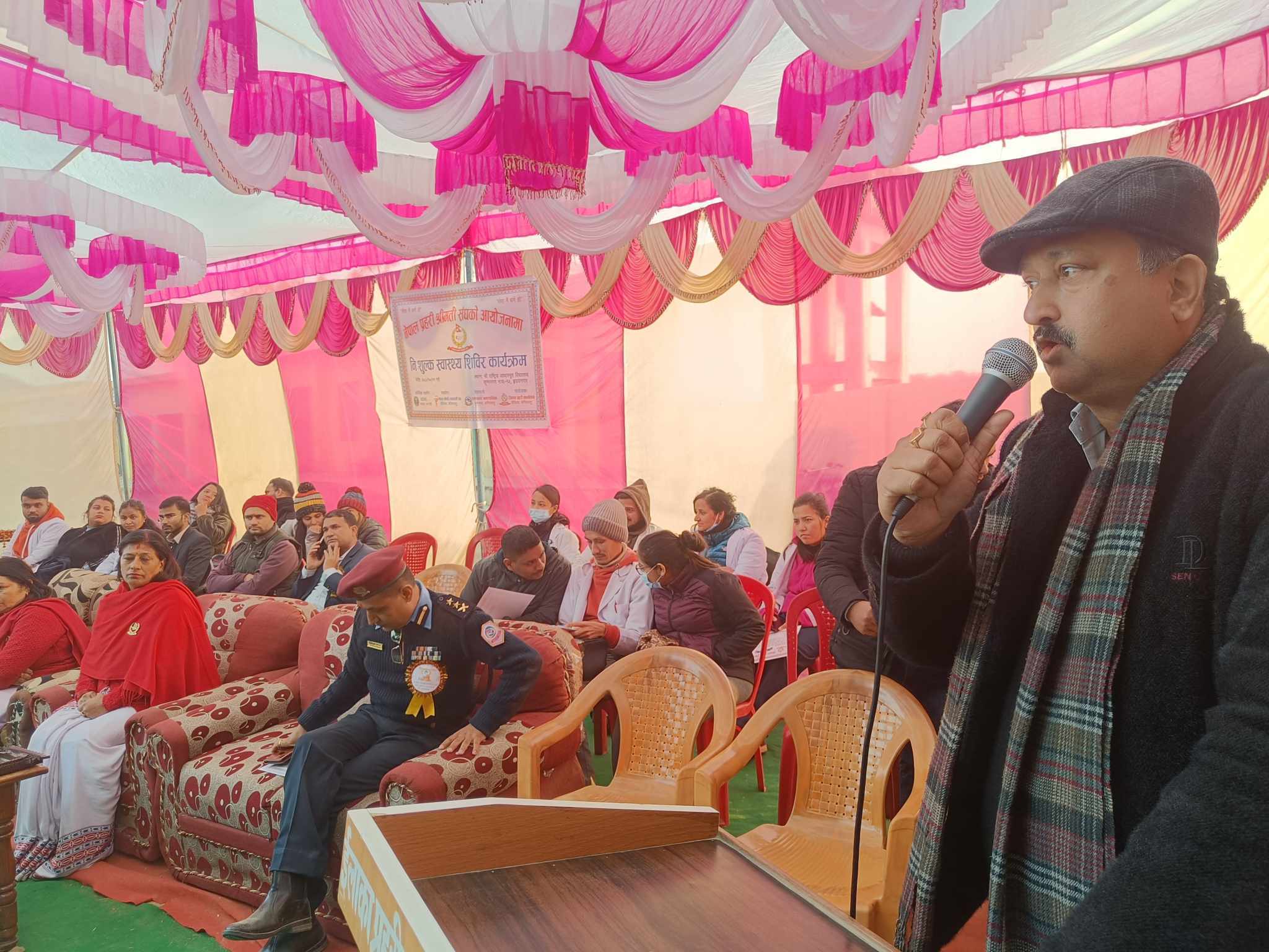 कृष्णनगरमा निशुल्क स्वास्थ्य सिविर बाट हजार बढी लाभान्वित  