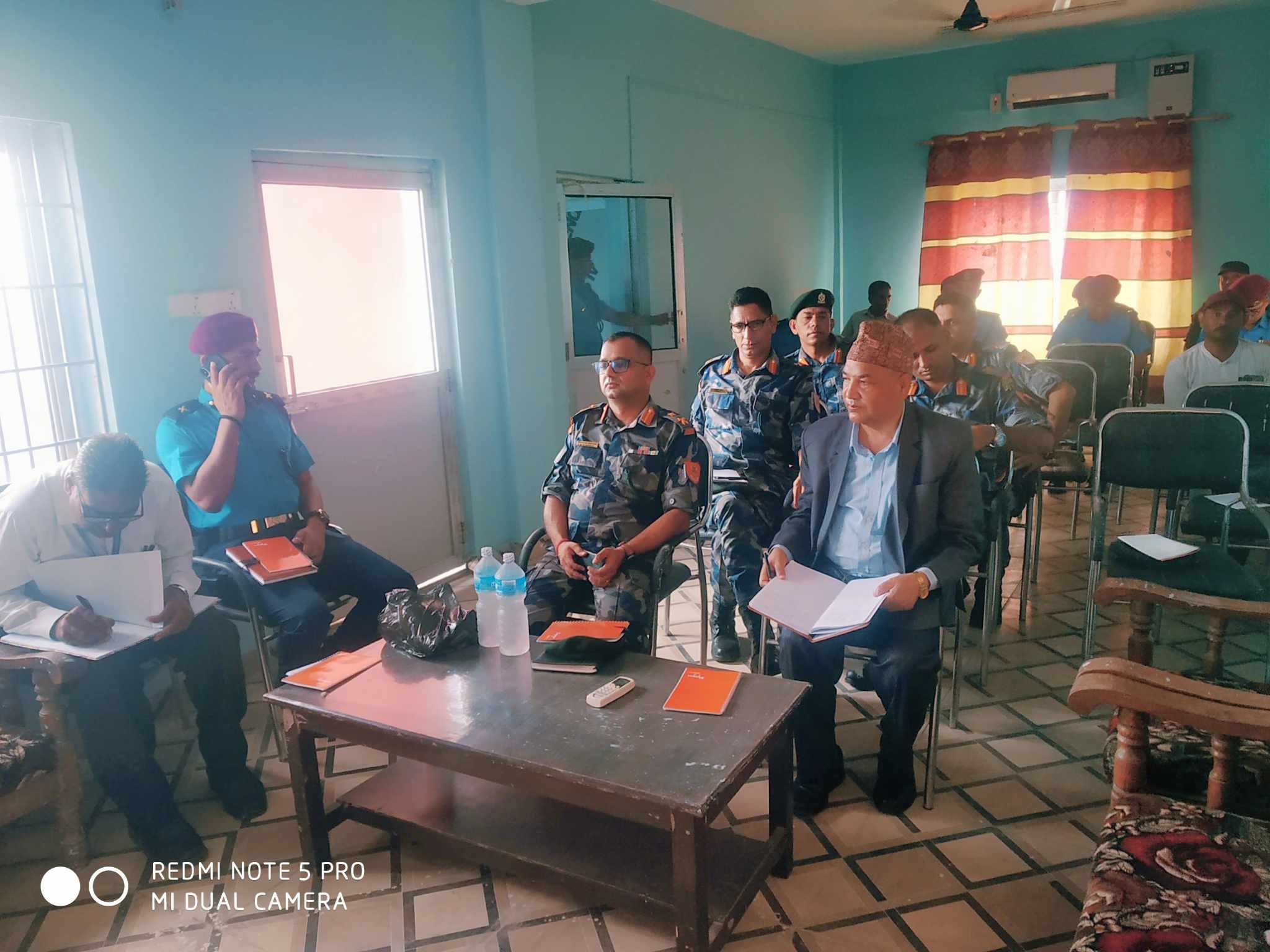 कृष्णनगरमा सुरक्षा निकाय, प्रशासन संग क्वारेन्टाईन समन्वय बैठक