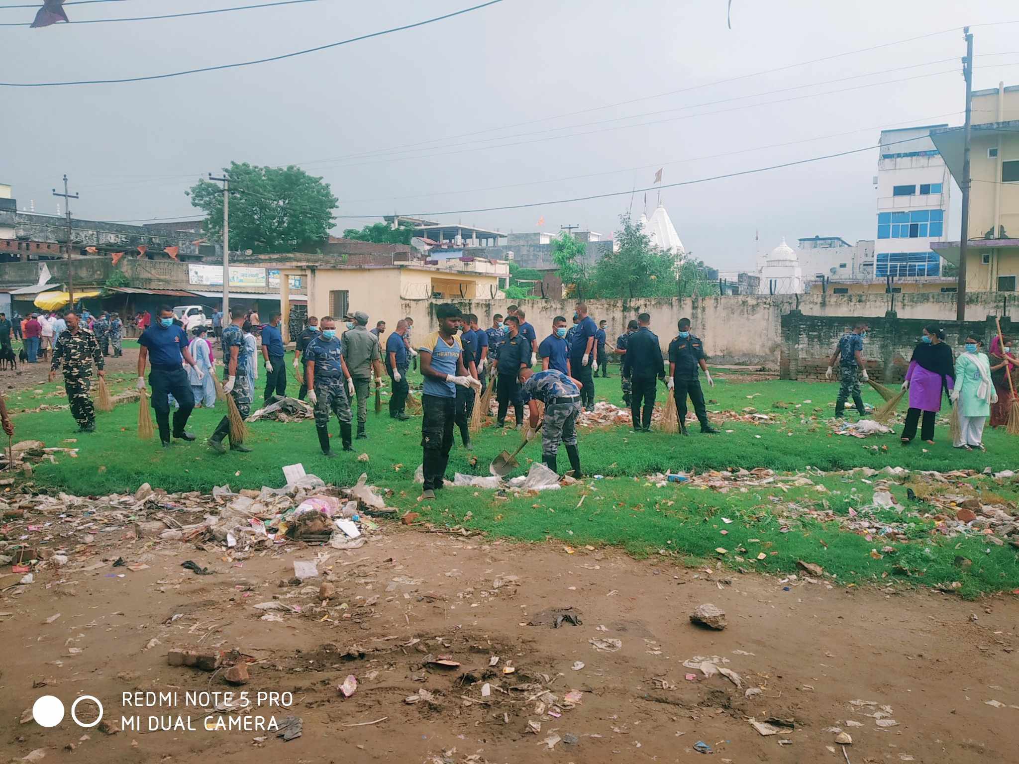 कृष्णनगरको दशगजामा बृहत सरसफाई