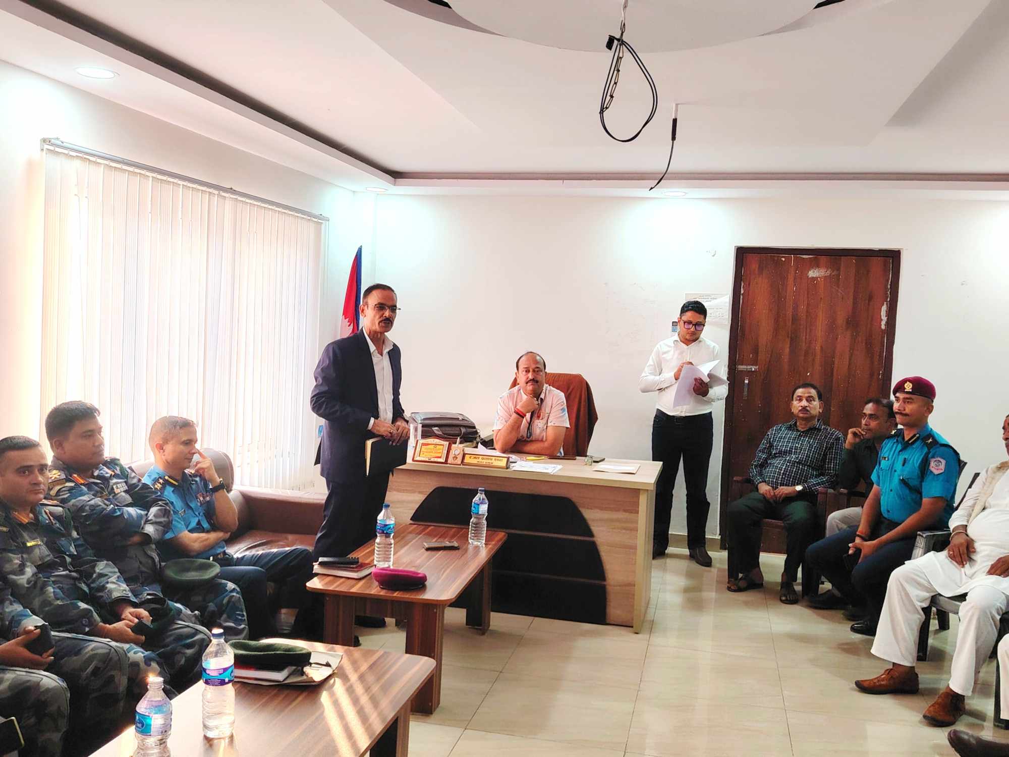 शान्तिपूर्ण तरिकाले मुर्ति विसर्जन गर्न प्रजिअ अर्याल तथा नगर प्रमुख शाहको आग्रह