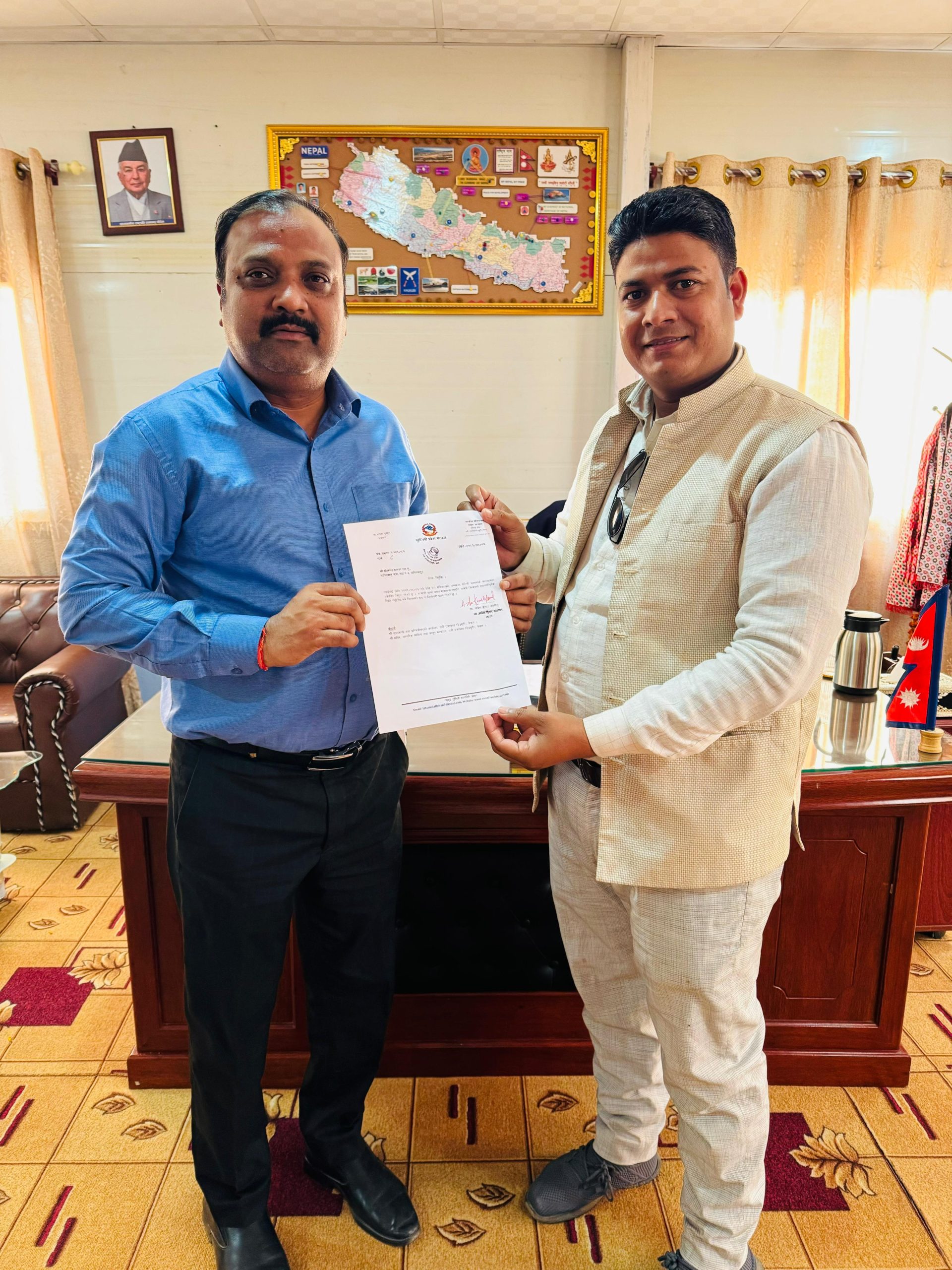 मन्त्री अग्रवालको सचिवालय जनसम्पर्क सल्लाहकारमा इरफान खान नियुक्त